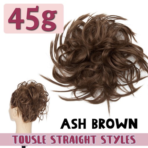 85G Thick Real as Human Messy Bun Hair Piece Scrunchie Updo Wrap Hair Extension - Picture 26 of 49