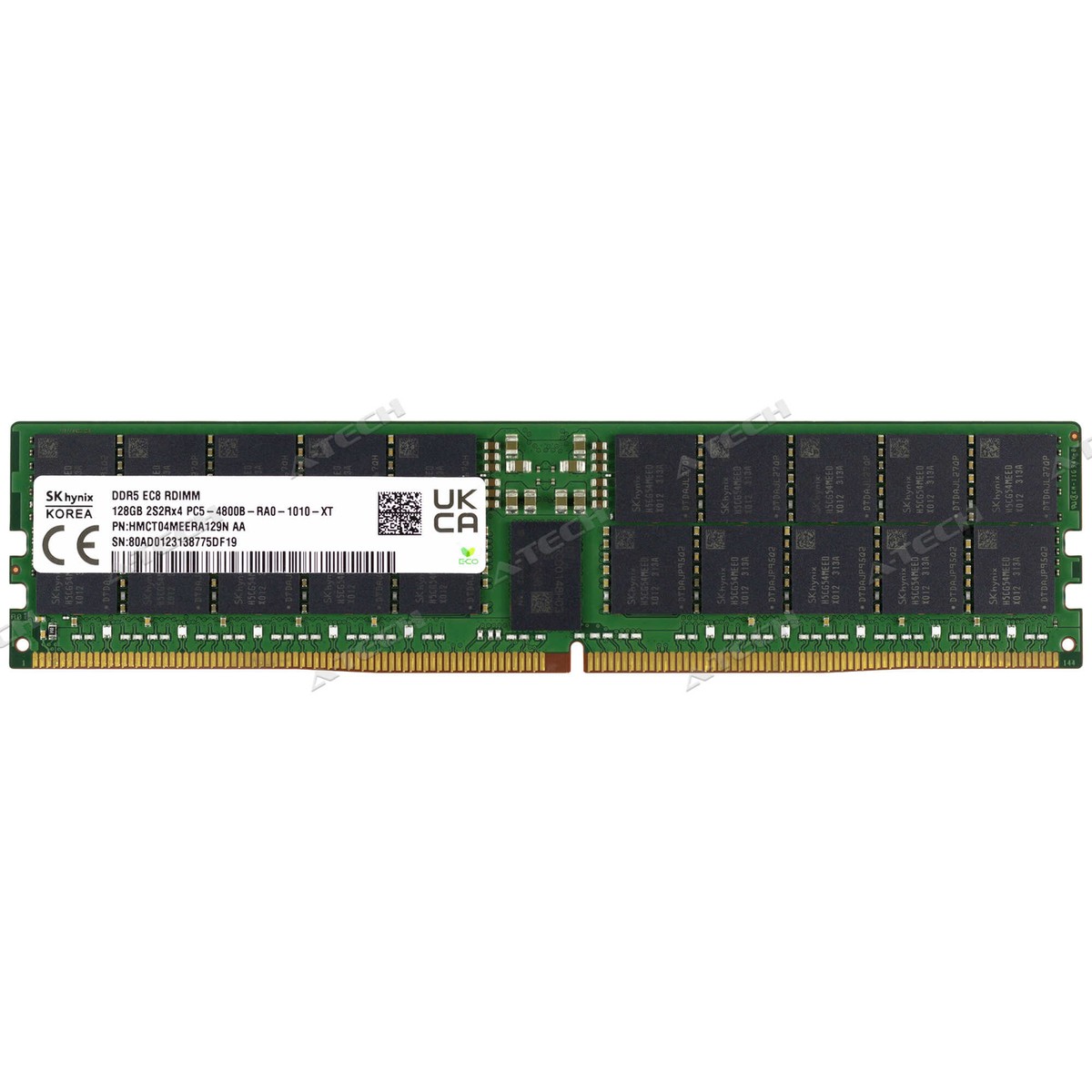 同型番8枚】SK hynix 16GB ECC RDIMM（計128GB） SK hynix 16GB 1RX8