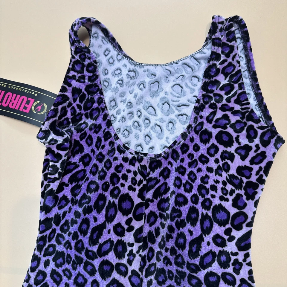 Eurotard Danza, Ballet, Gimnasia, Biketard Leotardo Púrpura Grande Nuevo Foto 3 de 4