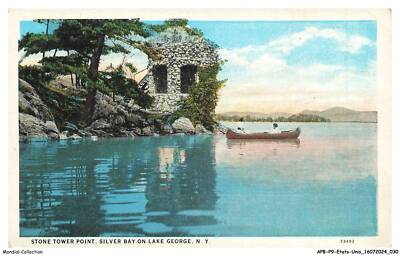 APBP9-0627 - USA - NEW YORK - Stone Tower Point - Silver Bay on Lake Geor