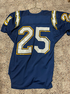 Vintage 90s Russell Athletic San Diego Chargers #25 NFL Jersey