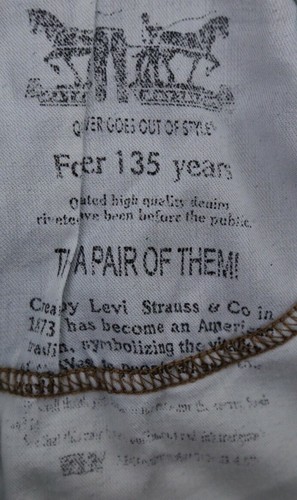 Men's 2013 Levi's 514 Jeans Straight Stretch Distressed Medium Wash Size 38x30 - Picture 5 of 10