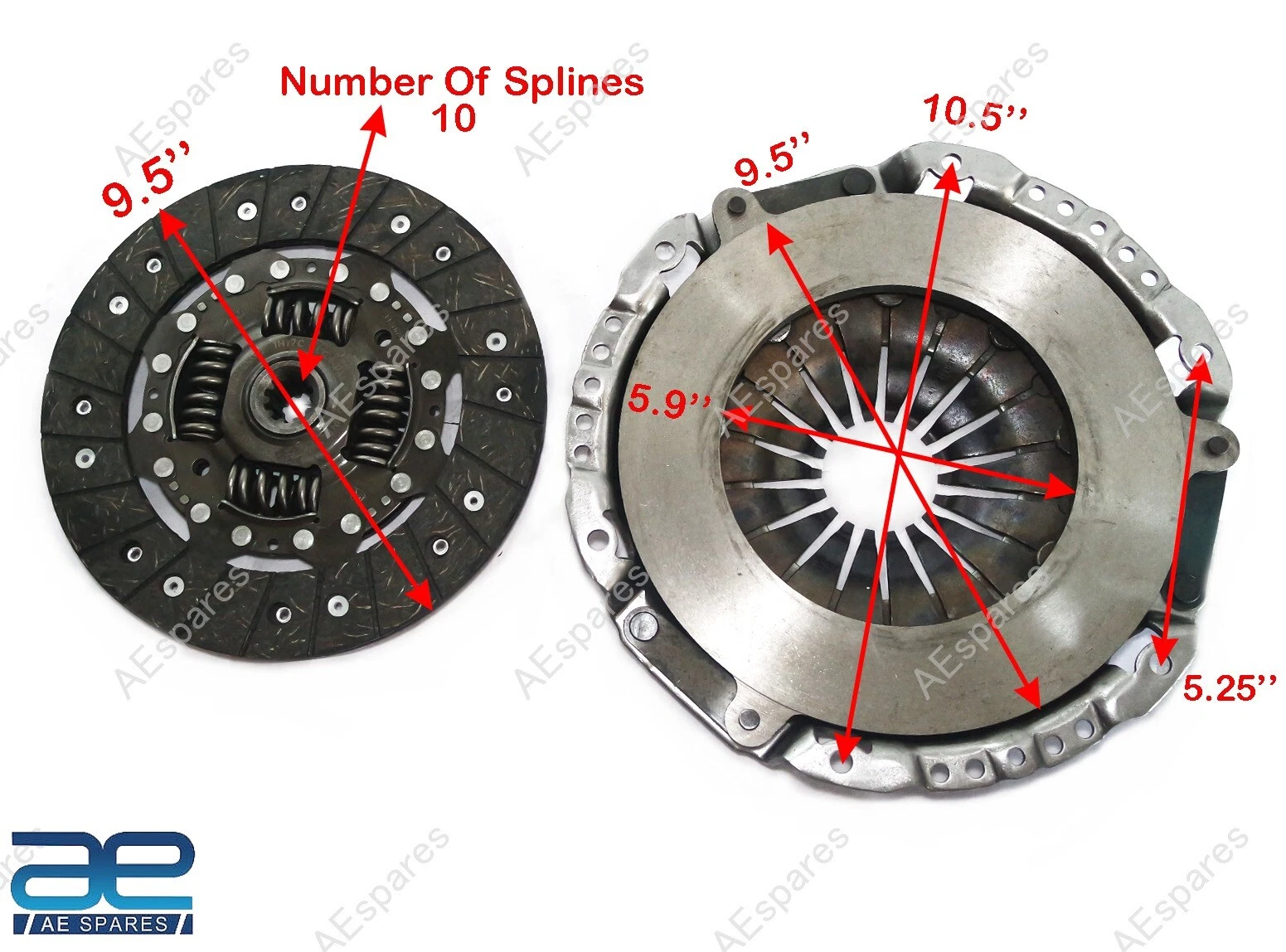 Clutch Kit Disc Pressure Plate Bearing Assembly For Mahindra Roxor 6243006099 view 2