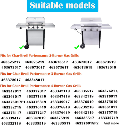 Criditpid Grill Replacement Parts For Charbroil Performance