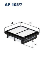 Filtron AP103/7 Luftfilter FüR Civic 1.0 02.17-12.22 Honda