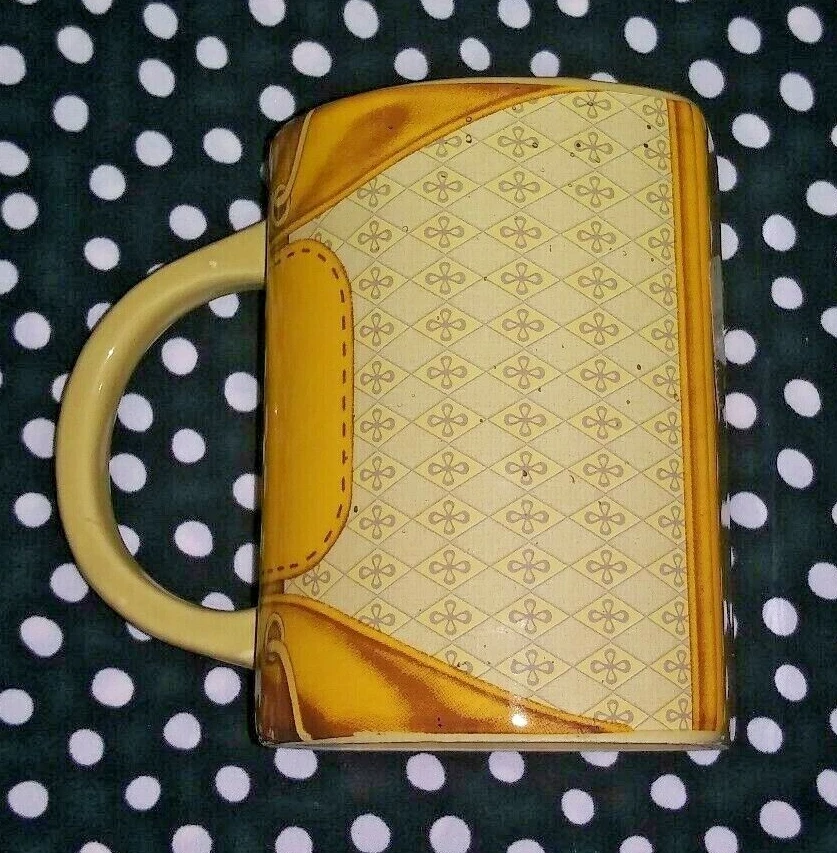 NUEVO Novedad Taza de Café Bolso-Diseño Divertido Ganz Regalo Navidad Amarillo Mostaza Foto 4 de 4