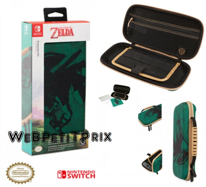Étui Zelda Nintendo Switch PowerA avec protège-écran idéal pour jouer en voyage