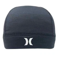 Hurley Skully Running Beanie Mens Black One Size Moisture Wicking NWT