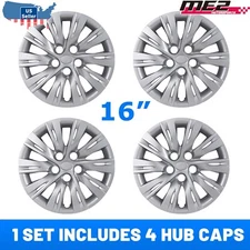 16'' inch Wheel Hub Covers Snap On Hubcaps For 2012-2014 Toyota Camry Set Of 4