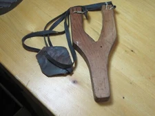 VTG OLD HOMEMADE HANDMADE SLINGSHOT ESTATE SALE FIND TOY DAVID GOLIATH  