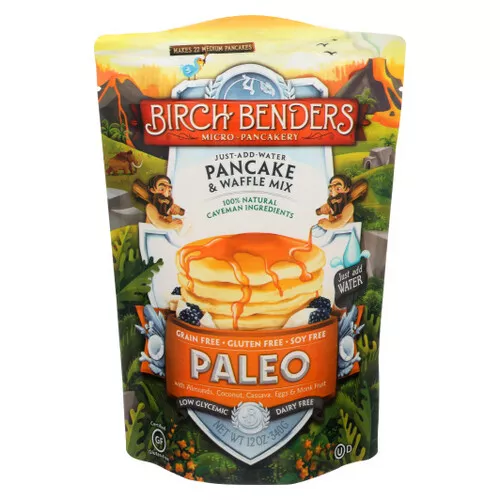 Paleo Pancake And Waffle Mix 12 Oz(Case Of 6) By Birch Benders - Picture 1 of 1