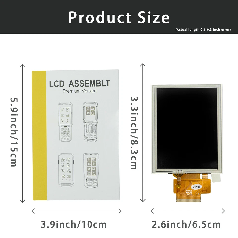 CK3X CK3R LCD Module Display with Touch Digitizer for Intermec CK3X CK3R New - Image 2 of 4
