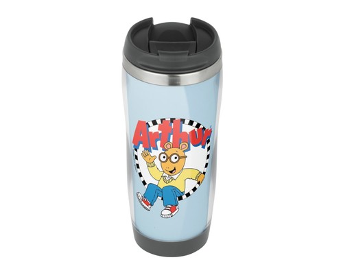 Arthur Classic Cartoon Blue - Travel Mug, Thermal Insulated Coffee Cup