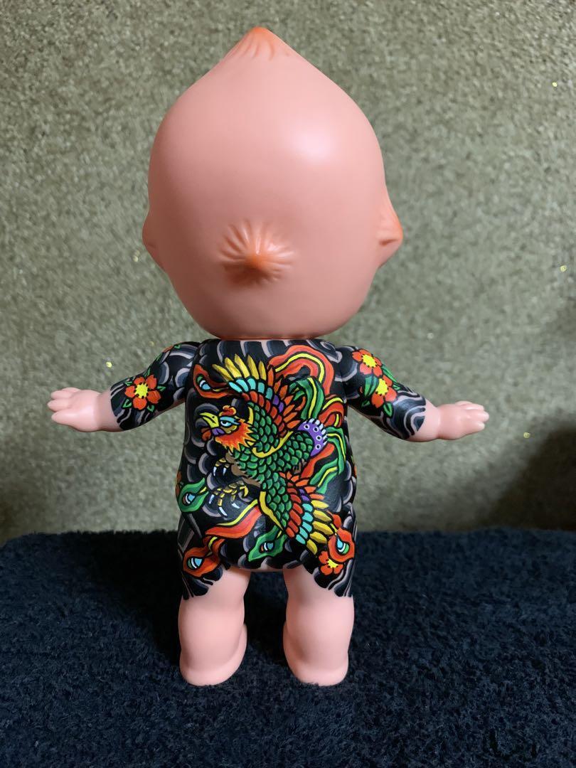 Figure Kewpie Baby Doll Japanese Tattoo Irezumi Phoenix Sakura