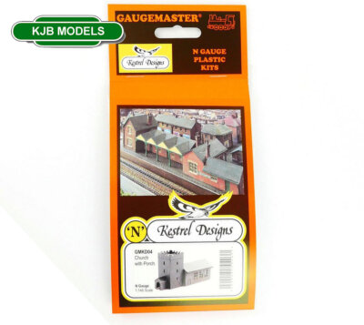 Turmfalke GMKD04 Kirche mit Veranda - Plastikbausatz Landschaft Spur N Gaugemaster