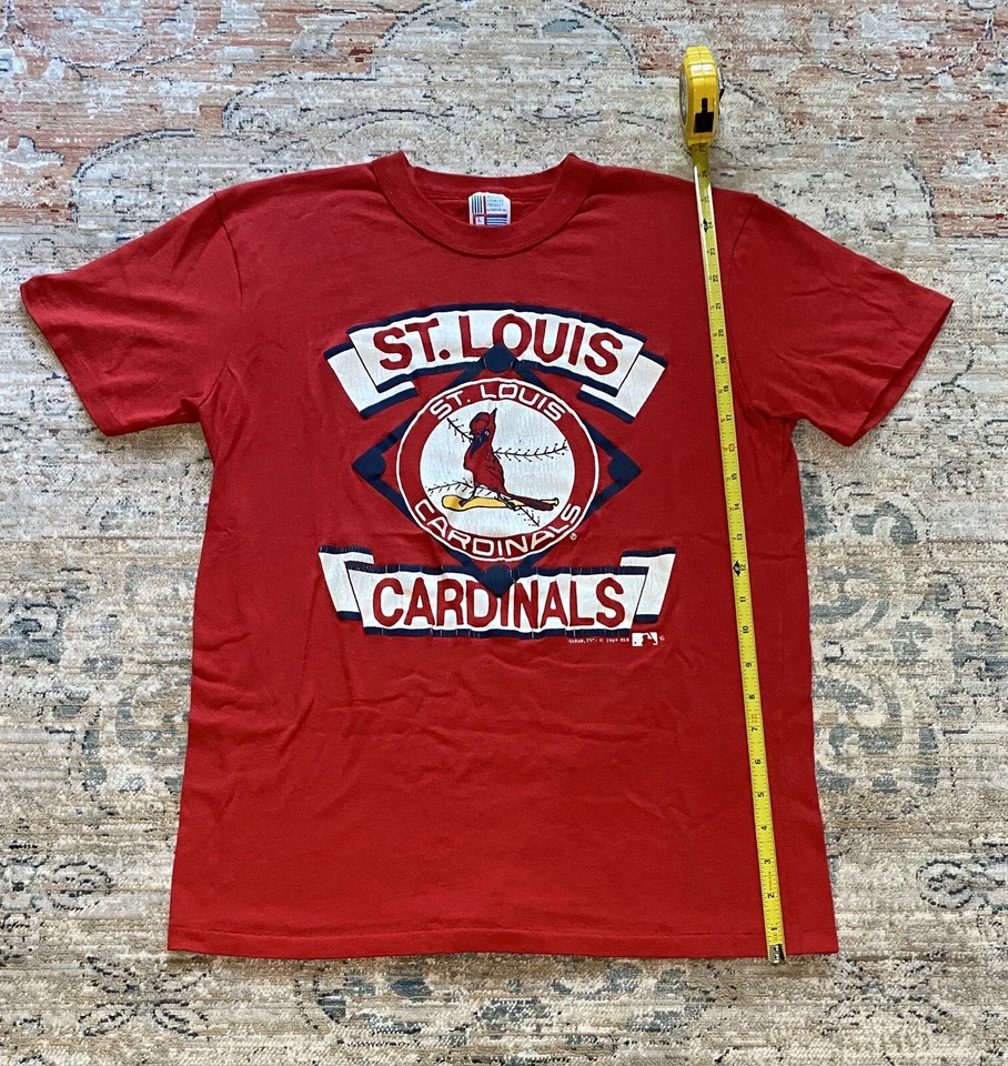 Camiseta de los Cardenales de San Luis 1989 MLB talla S 18,5" x 25,5" Foto 3 de 4