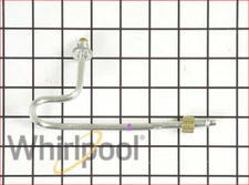 New Genuine OEM Whirlpool Oven Range Surface Burner Tube and Orifice WP98017583