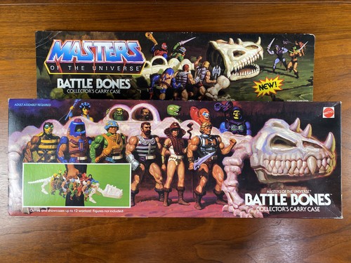 Vintage 1984 Battle Bones Collectors Carry Case Master of the Universe MOTU NEW