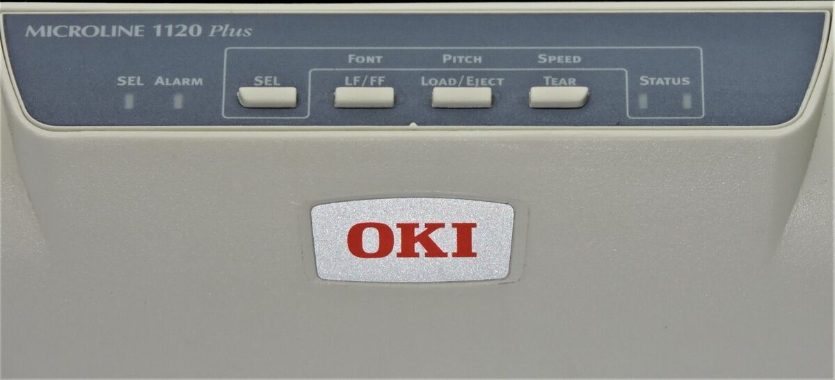 Oki Microline 1120 Plus Model No. D22400B 220-240VAC 50/60Hz Oki Microline 1120 Plus Model No. D22400B 220-240VAC 50/60Hz