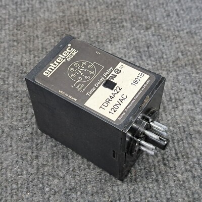SSAC entrelec TDR4A22 Time Delay Relay 120 Vac