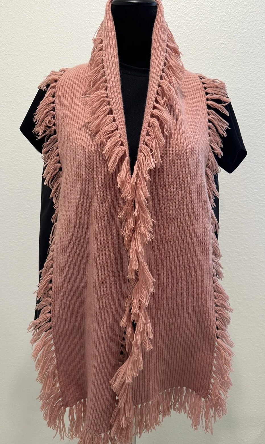 Écharpe femme Dior rose cachemire