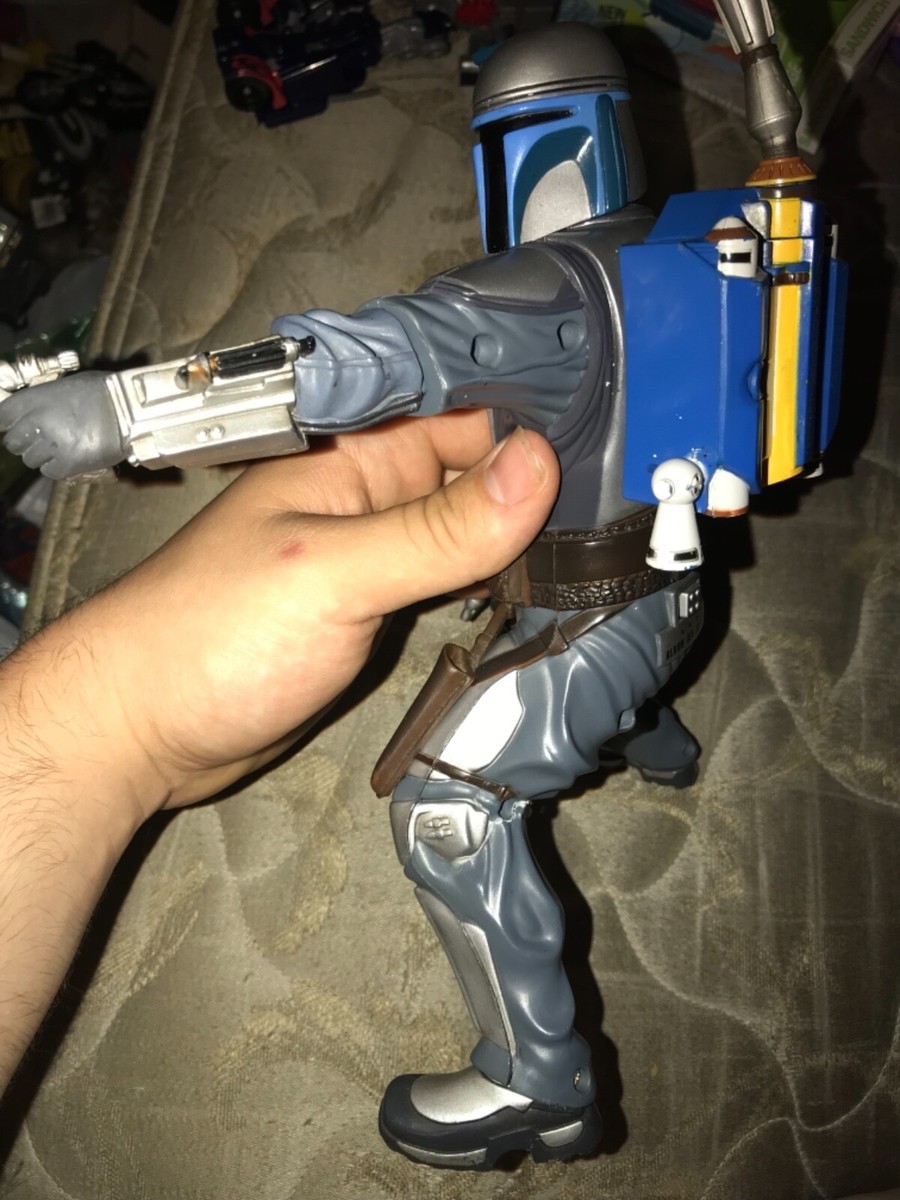 スターウォーズ　JangoFett 　ルームアラーム　　自宅保管品　アメリカ Jango Fett Electronic Room Alarm STAR WARS Attack of the