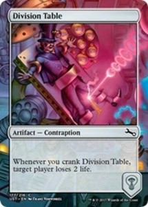 Division Table x4 - Unstable - NM-Mint, English - Unstable