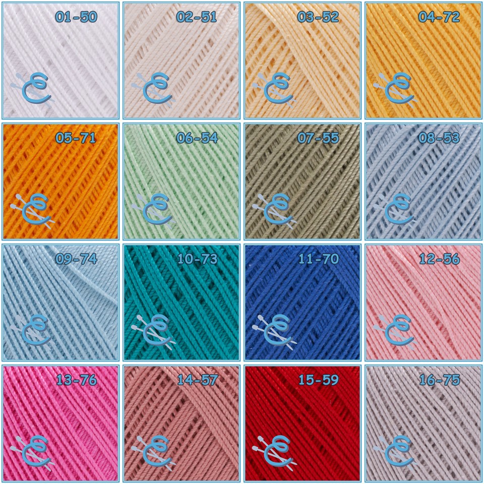 Omega Crochet No.5 [50grs] - 100% Mercerized Cotton Thread | Brilliant ...