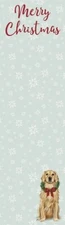 NEW!~LIST NOTEPAD~"Merry Christmas" Golden Retriever~Primitives By Kathy~Magnet