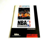 Super Nintendo System SNES NBA Showdown Manual Only