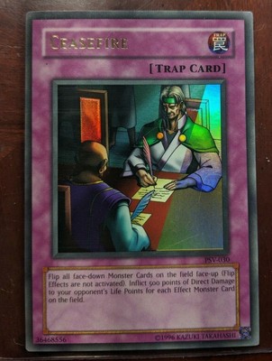 Yugioh Ceasefire Psv 030 Unlimited Edition Ultra Rare Ebay