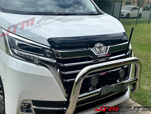 Bonnet Protector Guard + Weather Shield Window Visor tosuit Toyota Granvia 2021+ - Picture 9 of 9