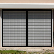 Garage Door Screen Magnetic Single Heavy Duty Mosquito Insects Mesh Net 10 x 8ft