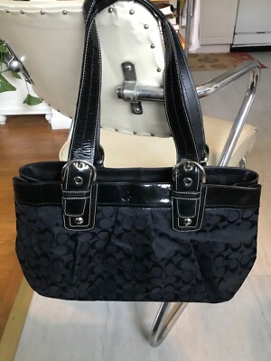 Black Coach Purse, Tote Bag L1161-F13743 | eBay