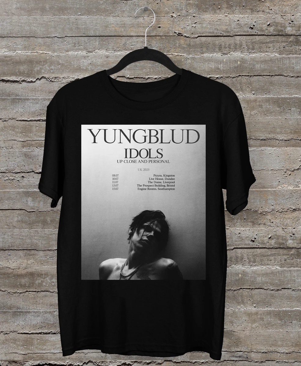 New Yungblud World Tour 2025 All Size S to 5XL Black T-shirt | eBay