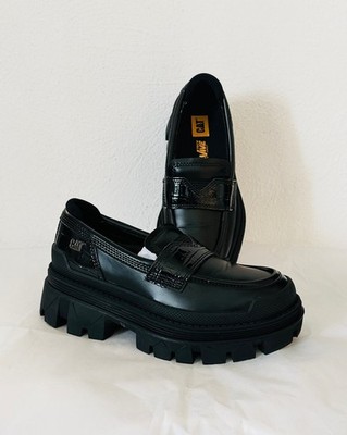CATerpillar Damen Schuhe, Slipper, Schwarz, Größe 37, Fast NEU