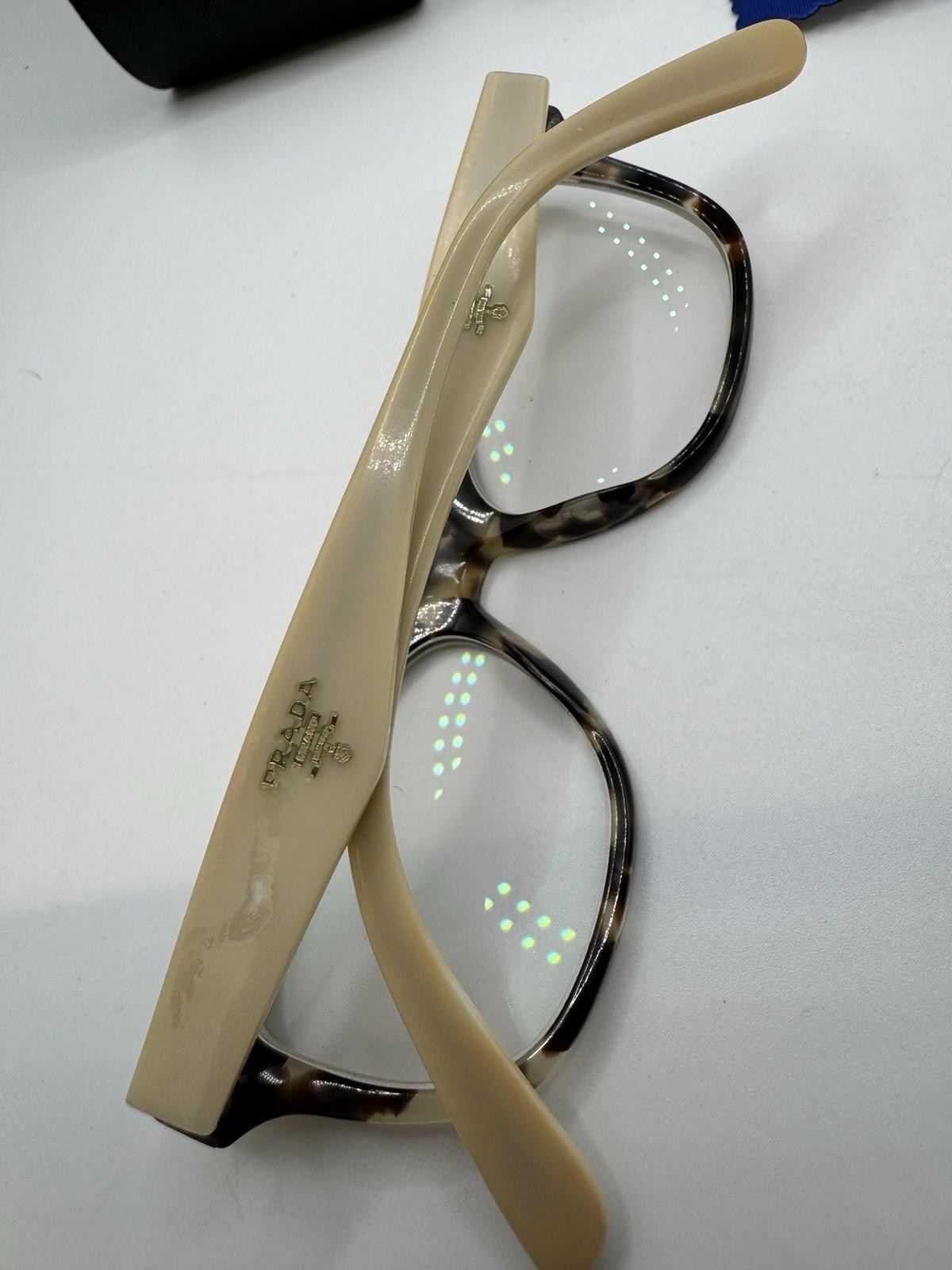 Prada Eyeglasses VPR 29R UAO-1O1 Opal Orchid Tortoise Frame Italy 52[]17 140 thumbnail 9