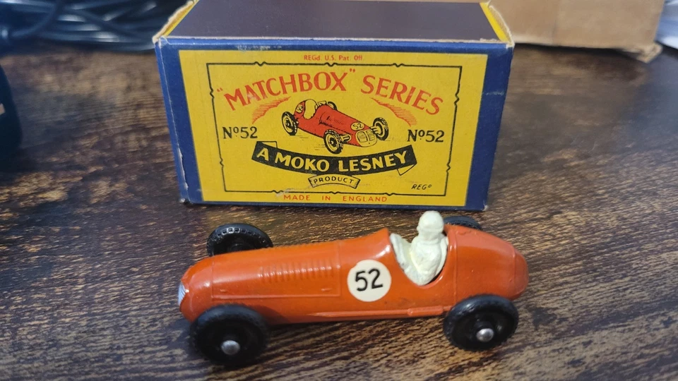 Matchbox Series No 52 Maserati 4xl T/1948 With Box (Missing Inner Flap) - Image 2 of 4