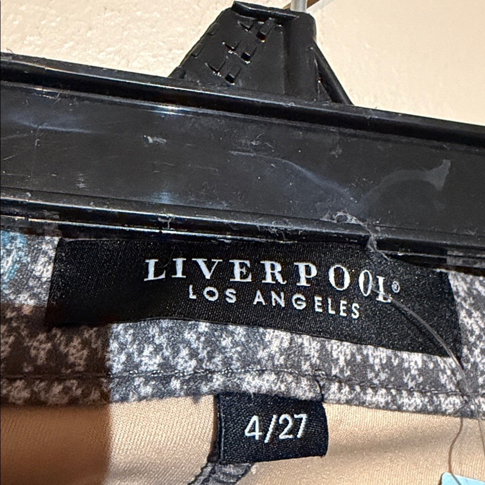 Liverpool Gray Patterned Pants - image 2