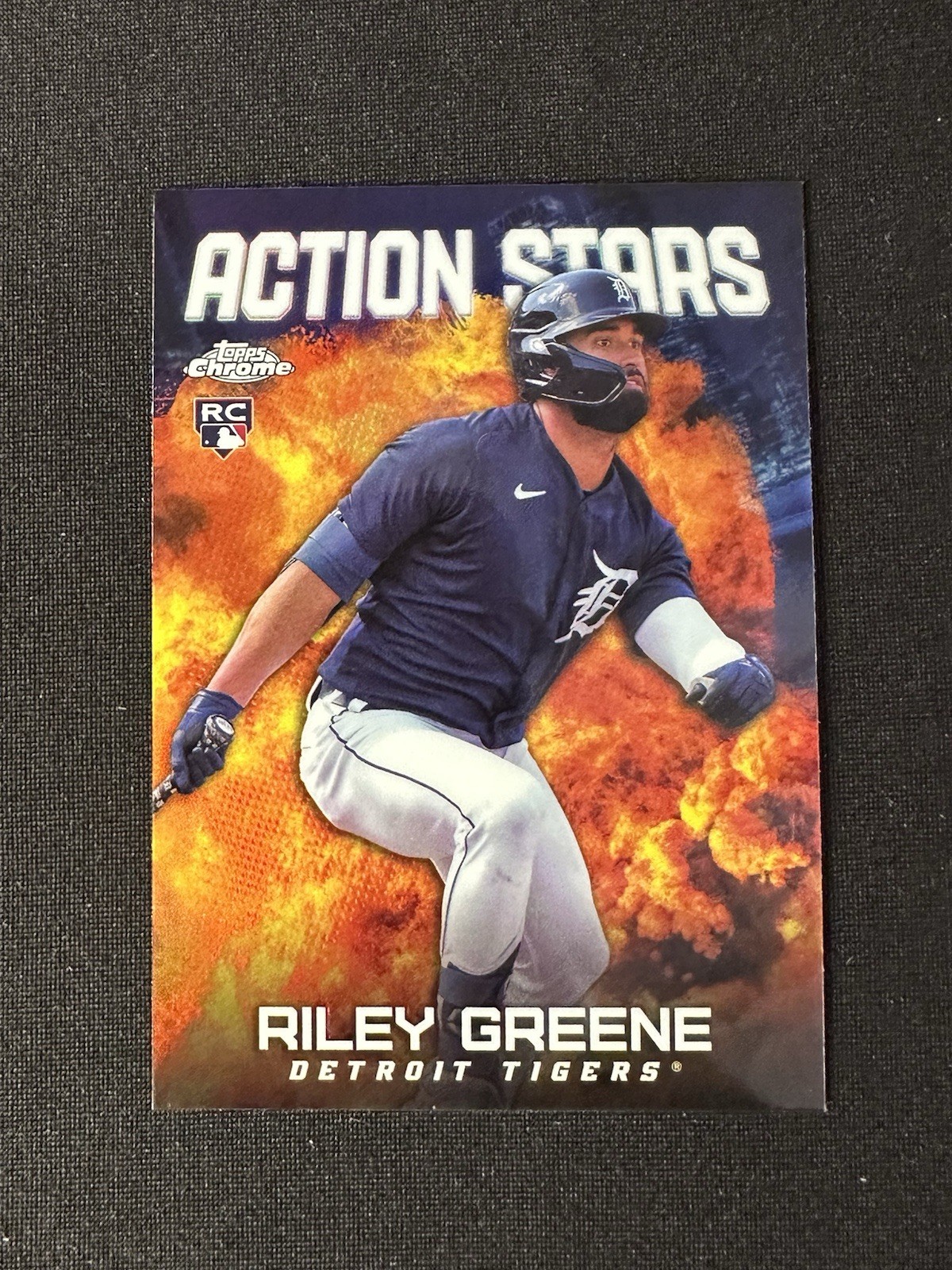 2023 Topps Chrome Update Series - Action Stars Riley Greene #ASC-8 (RC)