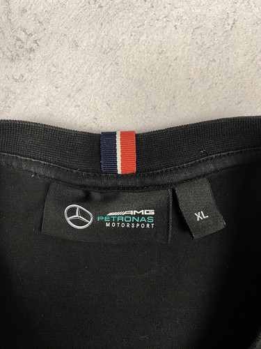 Mercedes Benz Shirt Mens Size XL Black AMG Petronas F1 Formula One Racing Team - Picture 10 of 14
