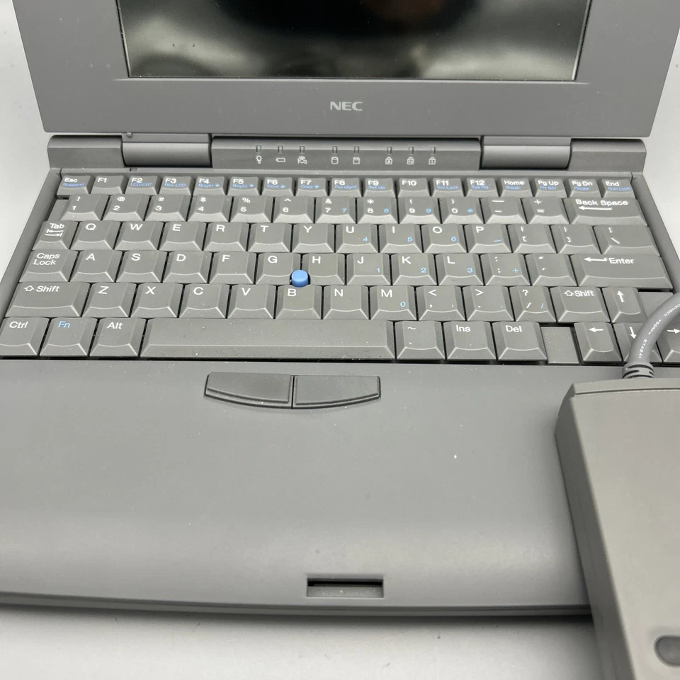 Computadora portátil NEC Versa S/50 de colección con fuente de alimentación y unidad de disquete *PIEZAS* Foto 2 de 4