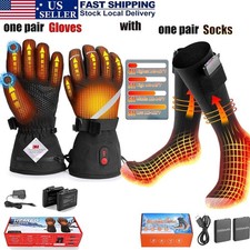 5000mAh Electric Heated Socks Electric Heated Gloves Rechargeable Battery Power