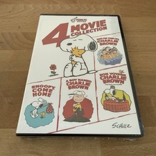 Peanuts 4 Movie Collection DVD New Sealed Charlie Brown Snoopy