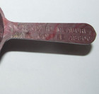 Vintage A&P Coffee Measuring Spoon Scoop MABLIZED PLASTIC Purple Advertising — photo 3
