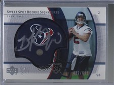 2004 Upper Deck Sweet Spot Rookie Signatures Tier Two 422/699 BJ Symons Auto 0rf