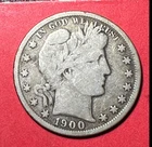 1900 US Barber SILVER Half Dollar "Philadelphia" Mint! "LIBERTY" Shows! FINE!