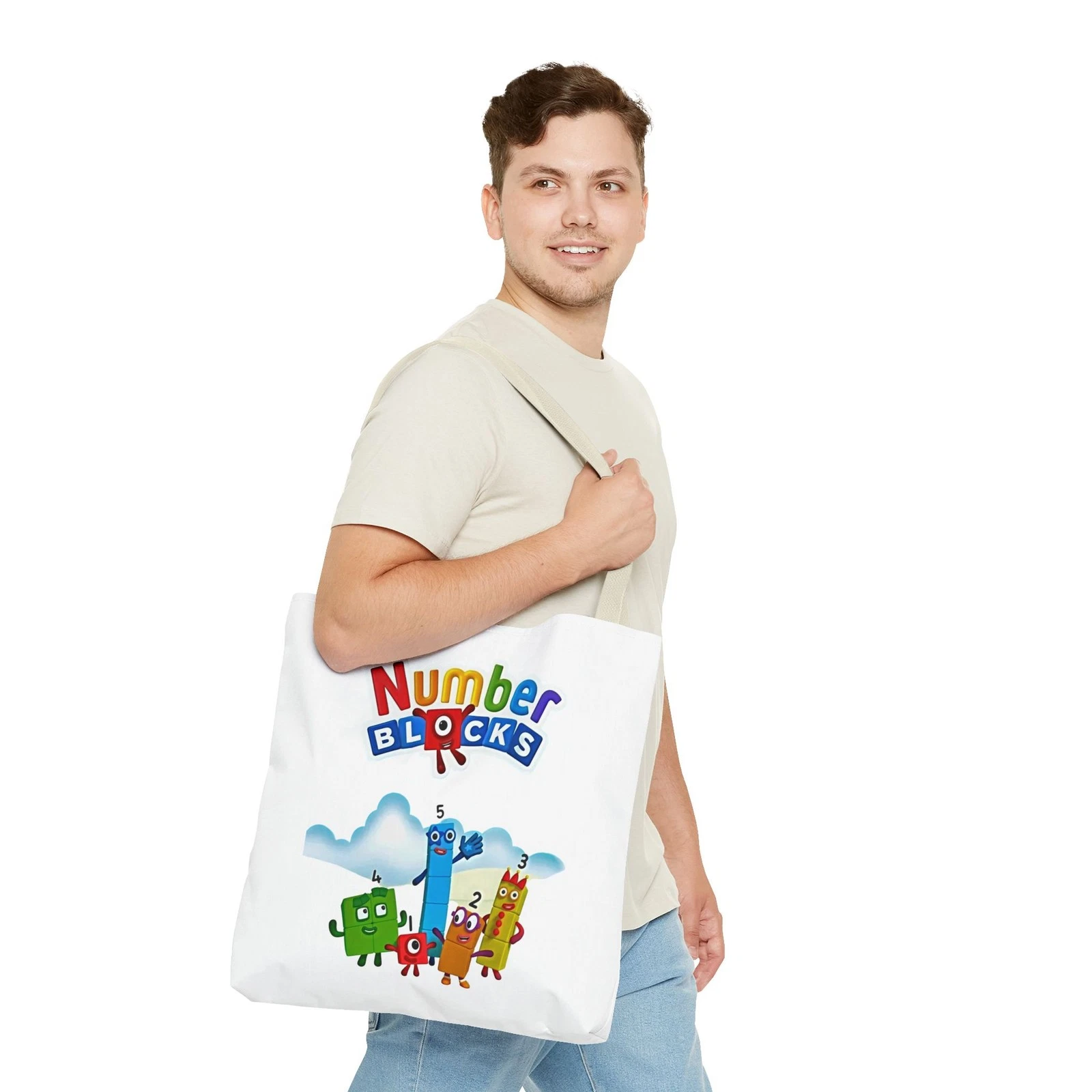 Number Blocks Tote Bag for Kids