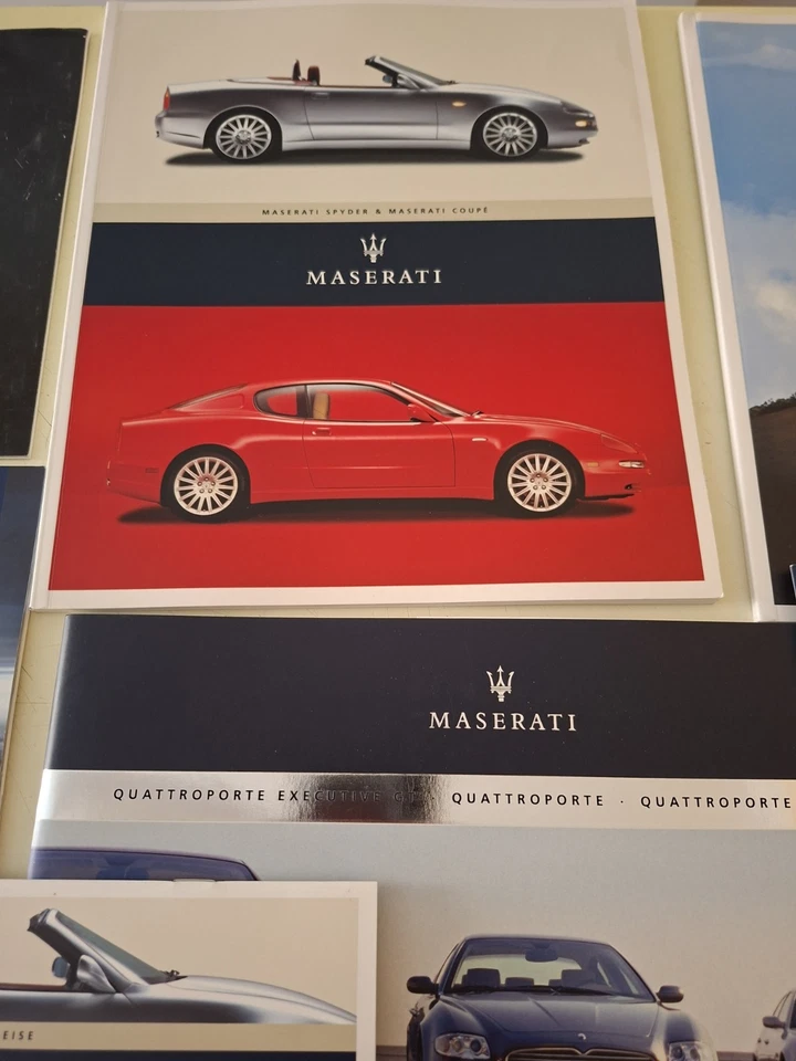 Maserati Spyder,Coupè, Granturismo, Quattroporte, Ghibli Brochure - Immagine 4 di 4