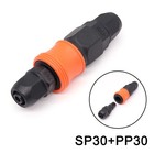Slide and Lock Mechanism Plastic Steel Quick Connect Coupler 1 Piece Seal